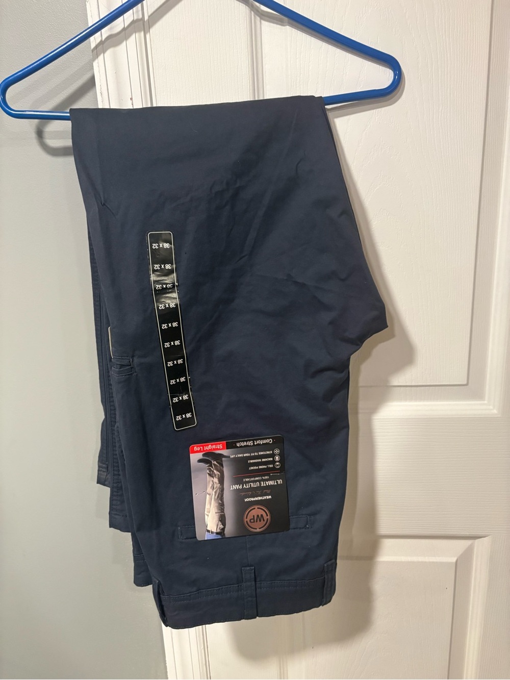 Weatherproof Navy Men's Chinos - Classic Straight Fit